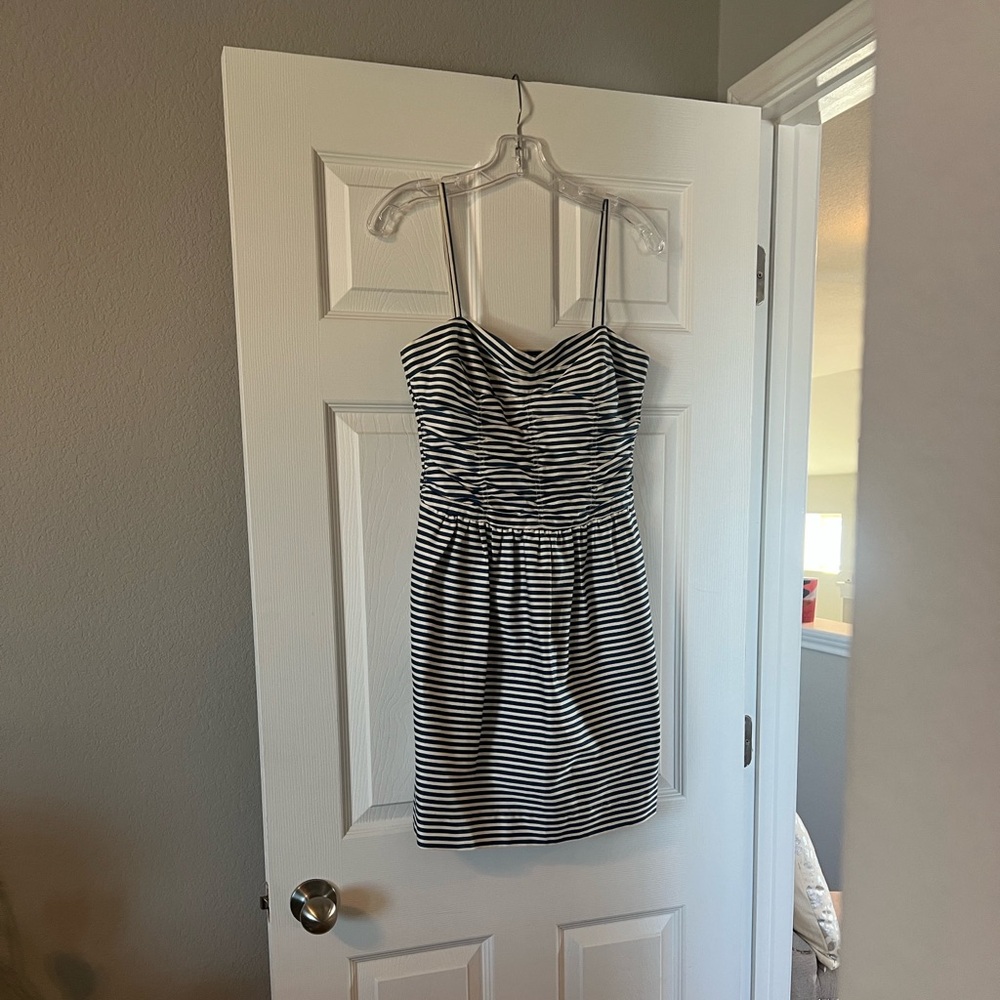 Ralph Lauren Blue and White Striped Dress- size 2